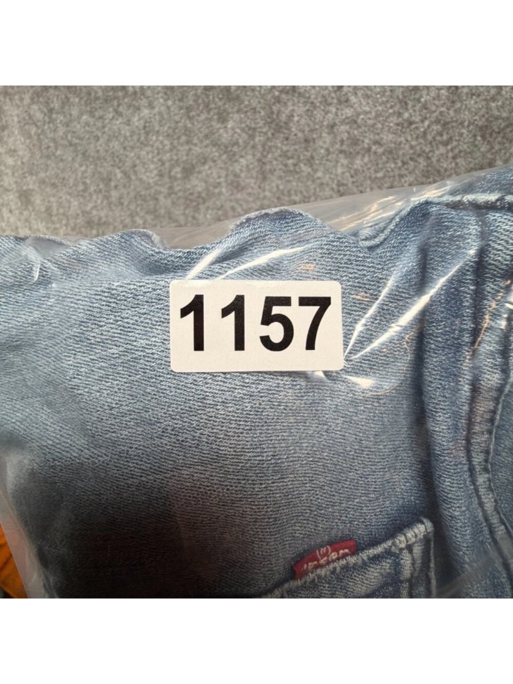 Levi's 559 Relaxed Straight Fit Jeans Mens 46x32 Blue Acid Wash Distressed Knee - Picture 16 of 16